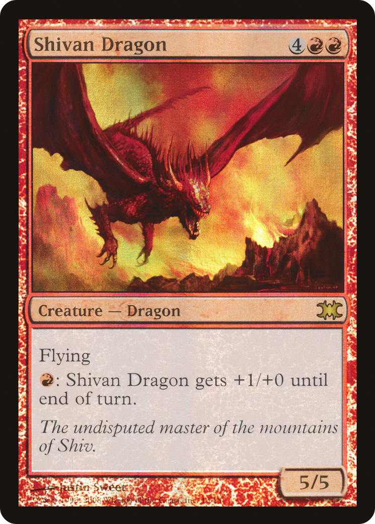 Shivan Dragon (DRB-013) - From the Vault: Dragons Foil - Premium MTG Single from Wizards of the Coast - Just $0.79! Shop now at Game Crave Tournament Store