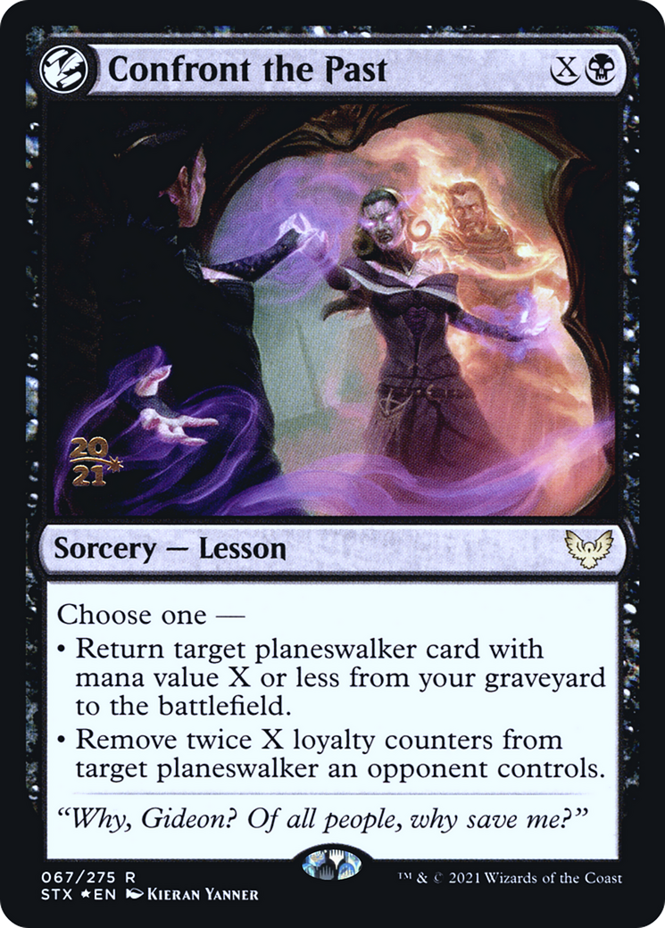 Confront the Past (PSTX-67S) - Strixhaven: School of Mages Promos: (lesson) Foil - Premium MTG Single from Wizards of the Coast - Just $0.39! Shop now at Game Crave Tournament Store