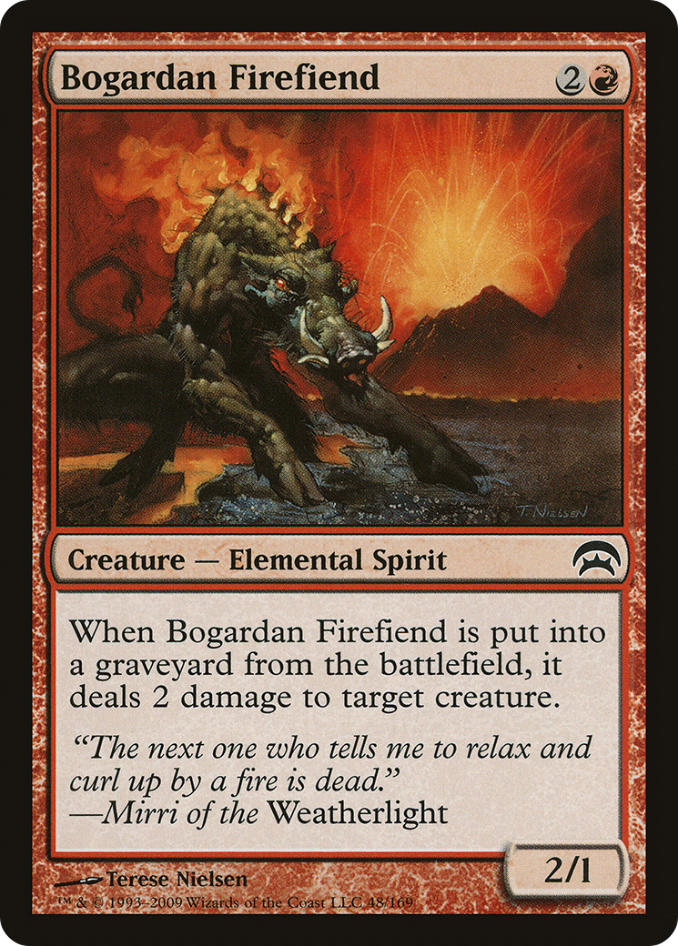 Bogardan Firefiend (HOP-048) - Planechase - Premium MTG Single from Wizards of the Coast - Just $0.25! Shop now at Game Crave Tournament Store