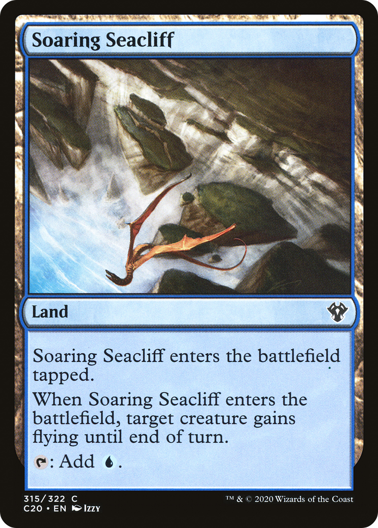 Soaring Seacliff (C20-315) - Commander 2020 - Premium MTG Single from Wizards of the Coast - Just $0.25! Shop now at Game Crave Tournament Store
