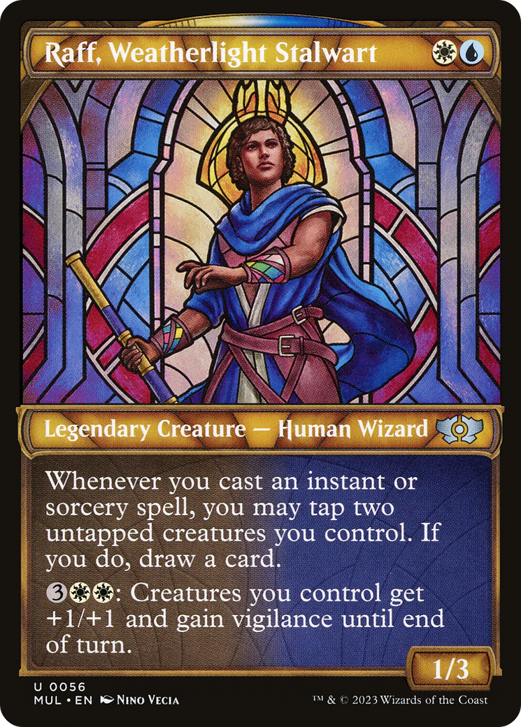 Raff, Weatherlight Stalwart (MUL-056) - Multiverse Legends: (Showcase) Foil - Premium MTG Single from Wizards of the Coast - Just $0.08! Shop now at Game Crave Tournament Store