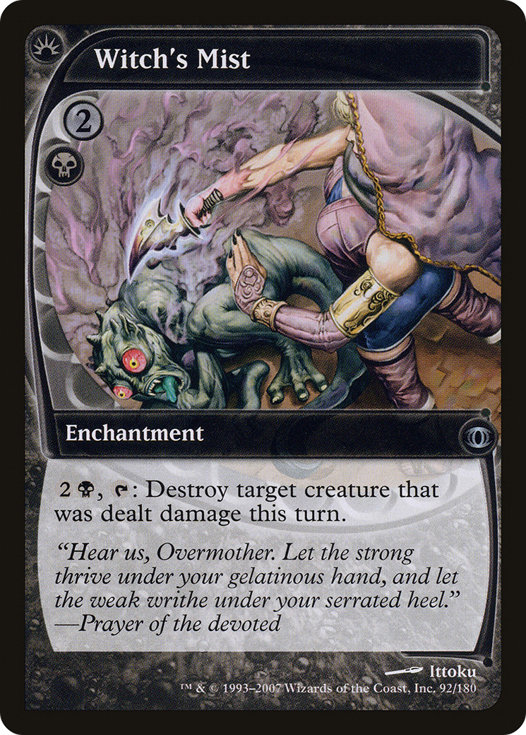 Witch's Mist (FUT-092) - Future Sight - Premium MTG Single from Wizards of the Coast - Just $0.25! Shop now at Game Crave Tournament Store