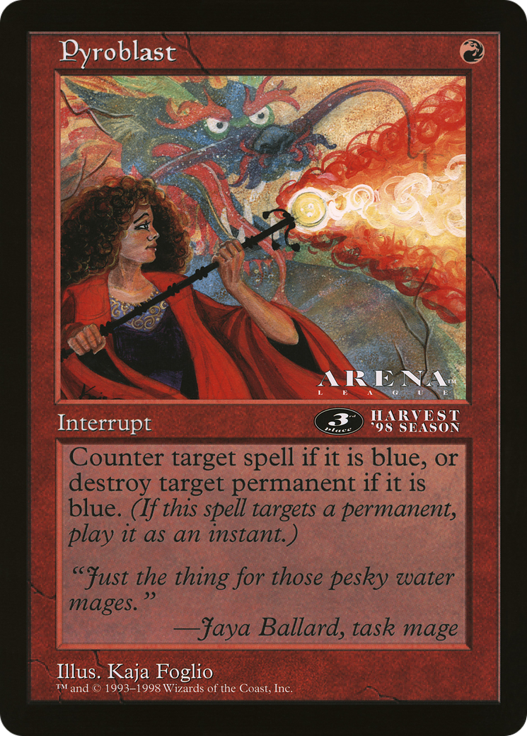 Pyroblast (OLEP-054) - Oversized League Prizes - Premium MTG Single from Wizards of the Coast - Just $0! Shop now at Game Crave Tournament Store