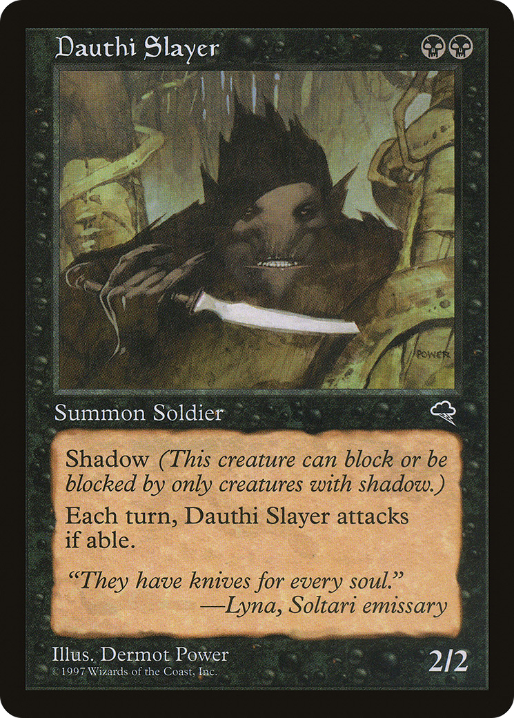 Dauthi Slayer (TMP-126) - Tempest - Premium MTG Single from Wizards of the Coast - Just $0.08! Shop now at Game Crave Tournament Store
