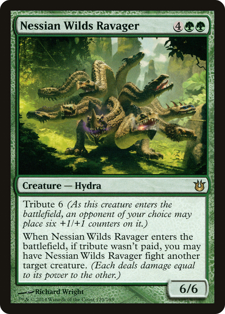 Nessian Wilds Ravager (BNG-129) - Born of the Gods Foil - Premium MTG Single from Wizards of the Coast - Just $0.08! Shop now at Game Crave Tournament Store