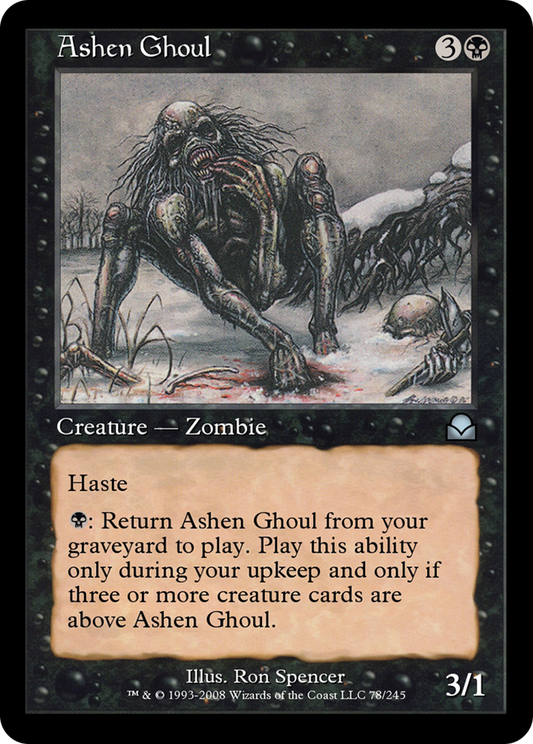 Ashen Ghoul (ME2-078) - Masters Edition II - Premium MTG Single from Wizards of the Coast - Just $0! Shop now at Game Crave Tournament Store