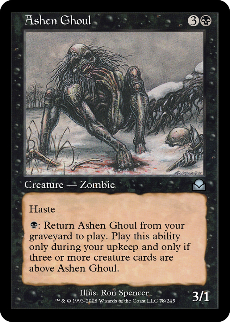 Ashen Ghoul (ME2-078) - Masters Edition II Foil - Premium MTG Single from Wizards of the Coast - Just $0! Shop now at Game Crave Tournament Store
