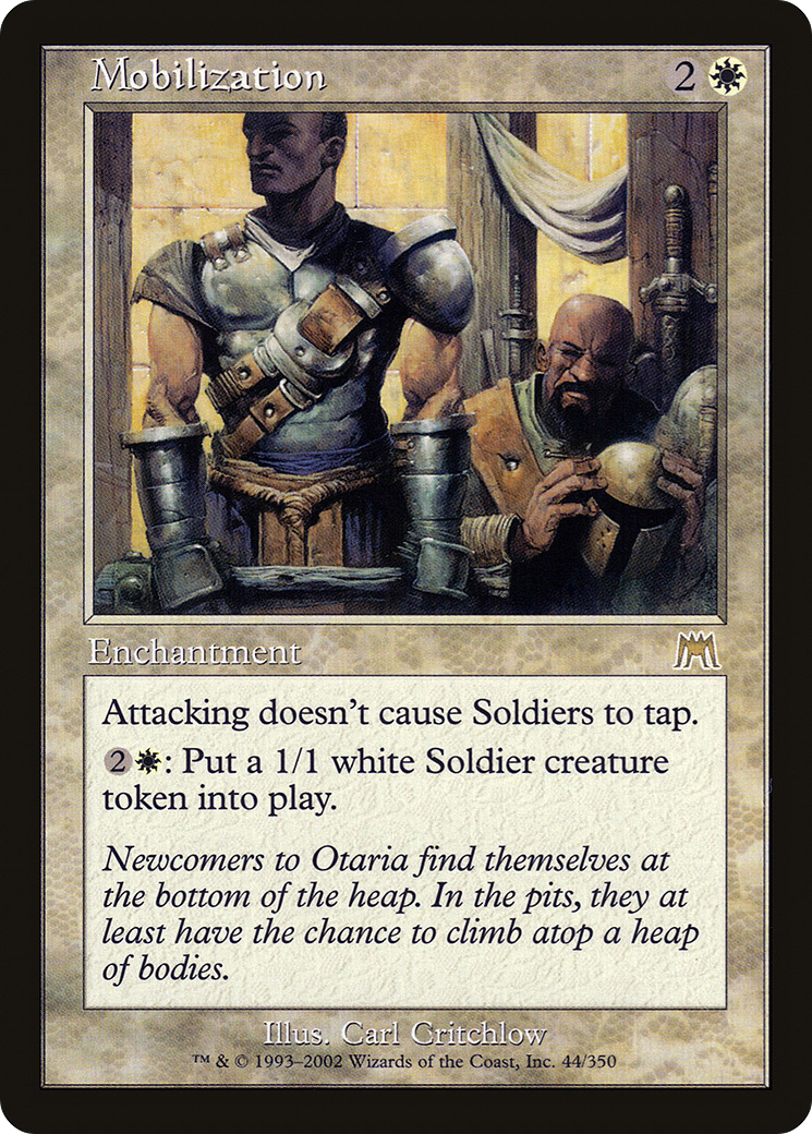 Mobilization (ONS-044) - Onslaught Foil - Premium MTG Single from Wizards of the Coast - Just $4.30! Shop now at Game Crave Tournament Store