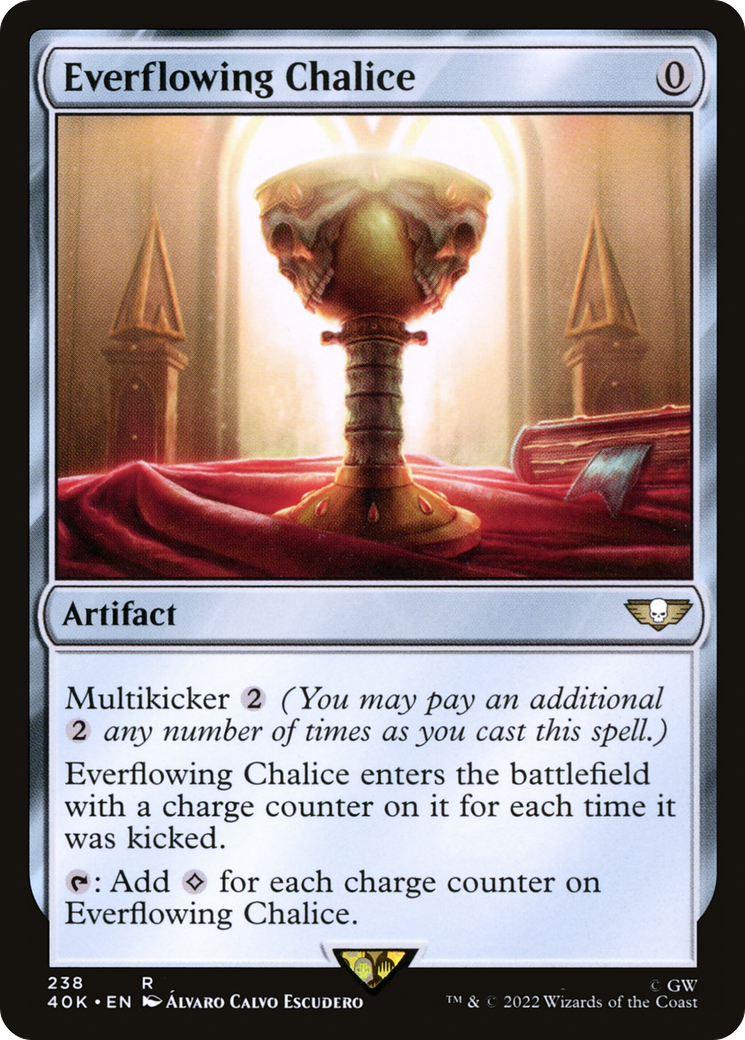 Everflowing Chalice (40K-238) - Warhammer 40,000 Commander - Premium MTG Single from Wizards of the Coast - Just $0.17! Shop now at Game Crave Tournament Store