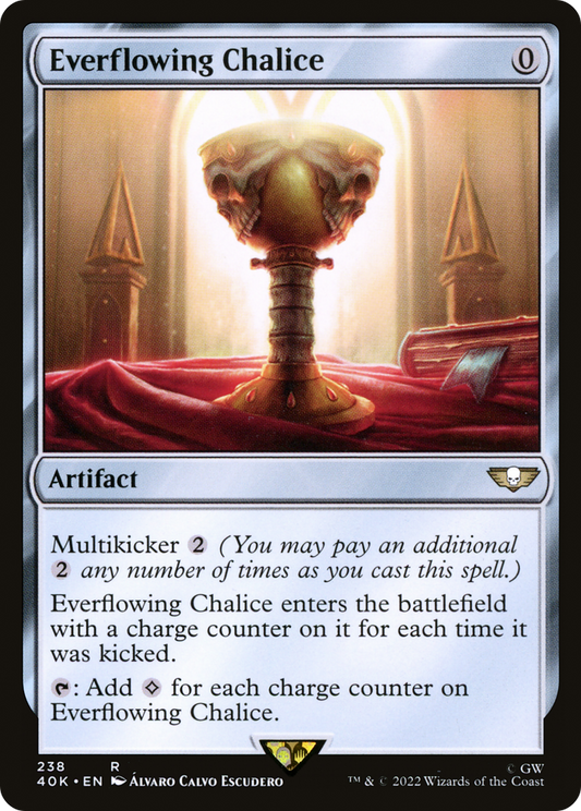 Everflowing Chalice (40K-238) - Warhammer 40,000 Commander - Premium MTG Single from Wizards of the Coast - Just $0.17! Shop now at Game Crave Tournament Store