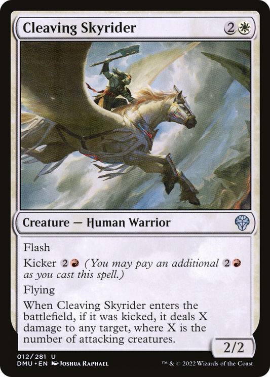 Cleaving Skyrider (DMU-012) - Dominaria United - Premium MTG Single from Wizards of the Coast - Just $0.08! Shop now at Game Crave Tournament Store