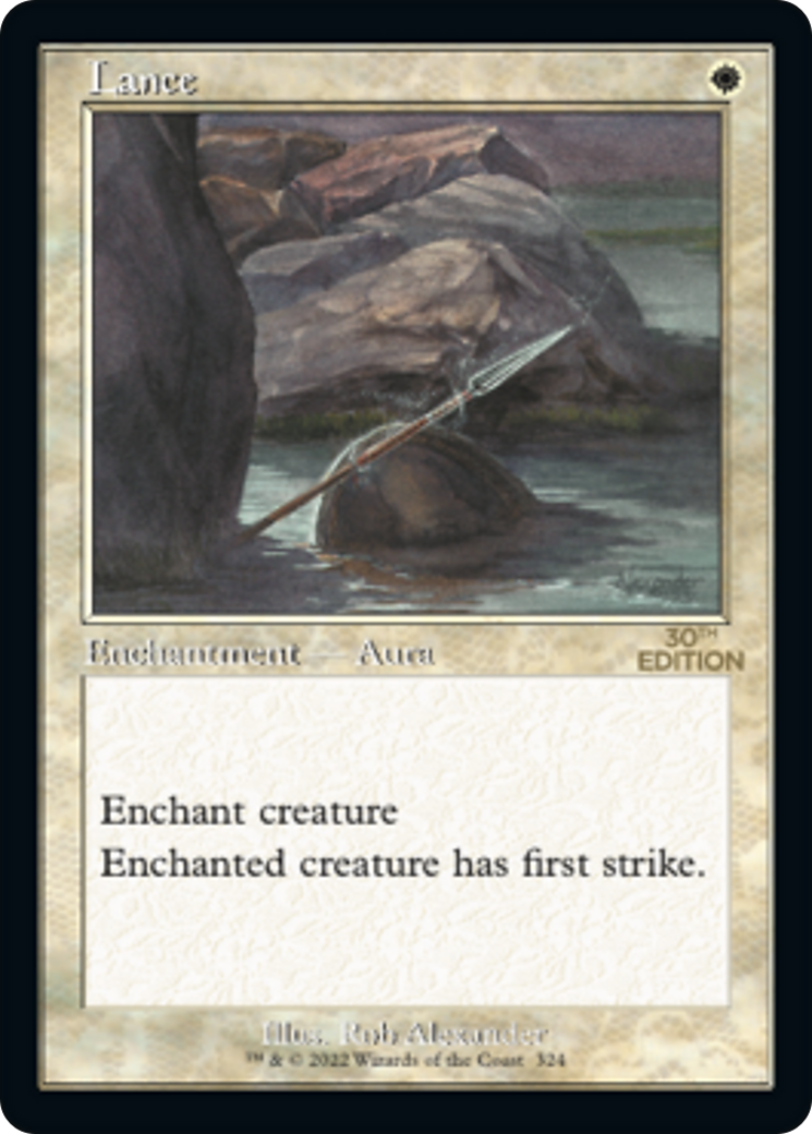 Lance (30A-324) - 30th Anniversary Edition - Premium MTG Single from Wizards of the Coast - Just $0! Shop now at Game Crave Tournament Store