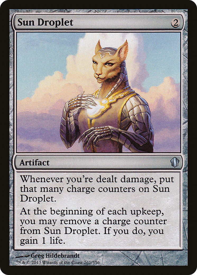 Sun Droplet (C13-261) - Commander 2013 - Premium MTG Single from Wizards of the Coast - Just $0.08! Shop now at Game Crave Tournament Store