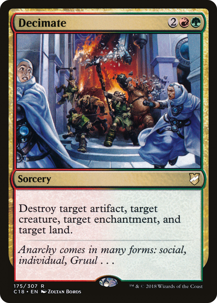 Decimate (C18-175) - Commander 2018 - Premium MTG Single from Wizards of the Coast - Just $0.08! Shop now at Game Crave Tournament Store