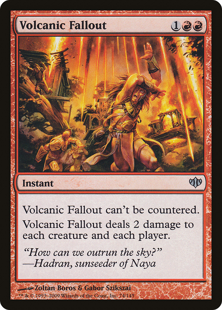 Volcanic Fallout (CON-074) - Conflux Foil - Premium MTG Single from Wizards of the Coast - Just $0.25! Shop now at Game Crave Tournament Store