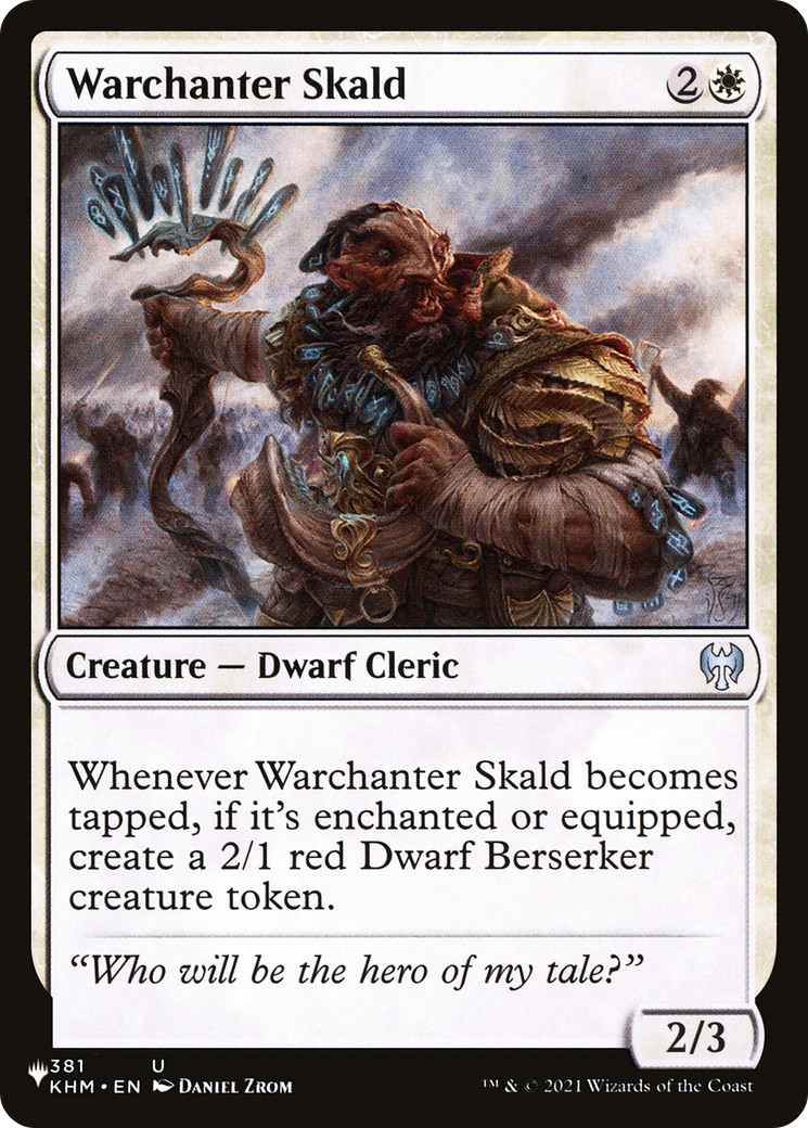 Warchanter Skald (PLIST-664) - The List - Premium MTG Single from Wizards of the Coast - Just $0.08! Shop now at Game Crave Tournament Store