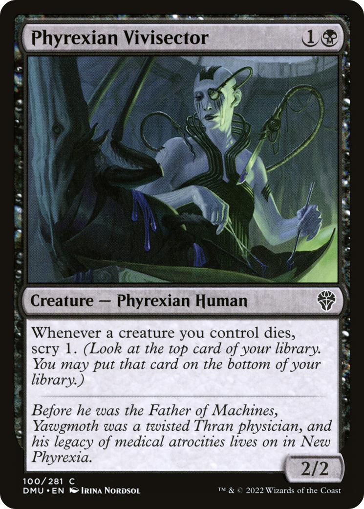 Phyrexian Vivisector (DMU-100) - Dominaria United - Premium MTG Single from Wizards of the Coast - Just $0.08! Shop now at Game Crave Tournament Store