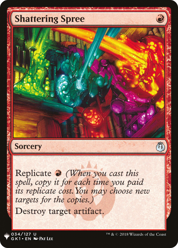 Shattering Spree (MB1-1056) - Mystery Booster - Premium MTG Single from Wizards of the Coast - Just $0.81! Shop now at Game Crave Tournament Store