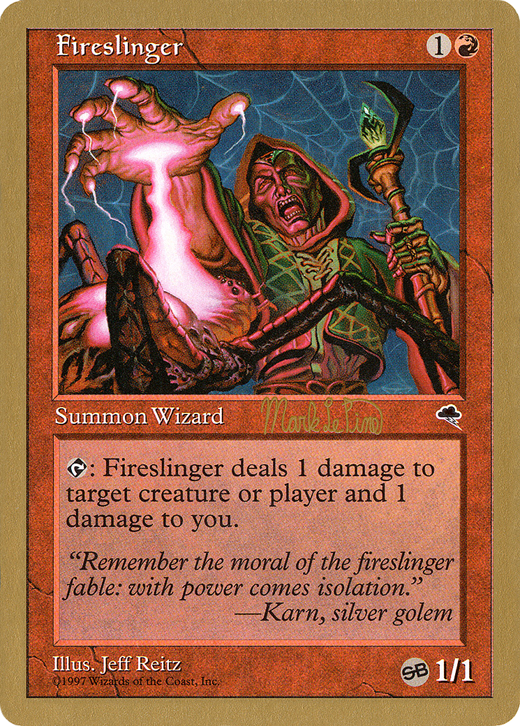 Fireslinger (WC99-MLP173SB) - World Championship Decks 1999 - Premium MTG Single from Wizards of the Coast - Just $0.25! Shop now at Game Crave Tournament Store