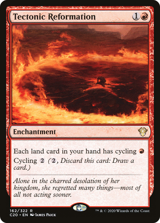 Tectonic Reformation (C20-162) - Commander 2020 - Premium MTG Single from Wizards of the Coast - Just $0.25! Shop now at Game Crave Tournament Store