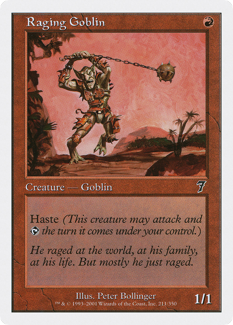 Raging Goblin (7ED-211) - Seventh Edition - Premium MTG Single from Wizards of the Coast - Just $0.08! Shop now at Game Crave Tournament Store