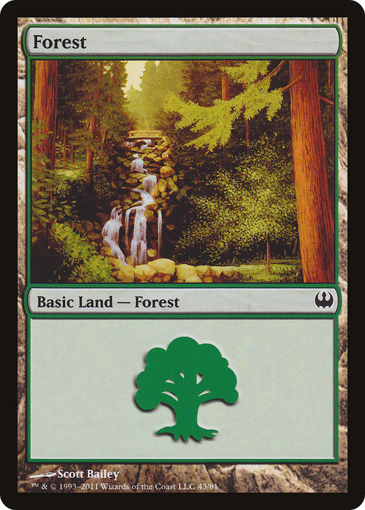 Forest (DDG-043) - Duel Decks: Knights vs. Dragons - Premium MTG Single from Wizards of the Coast - Just $0.68! Shop now at Game Crave Tournament Store