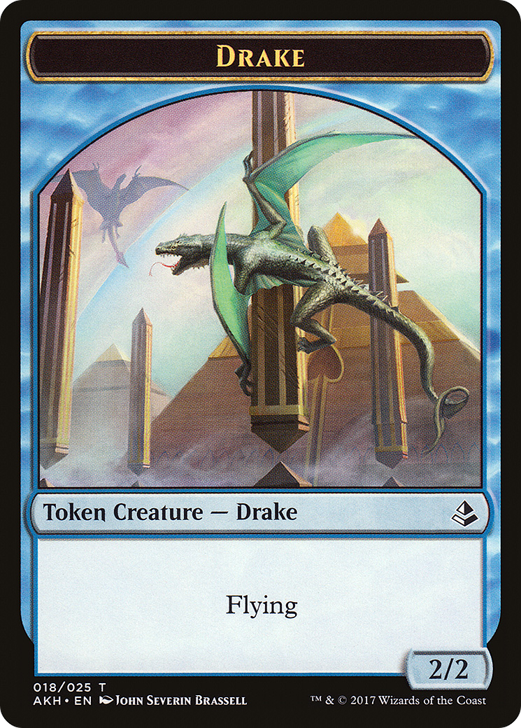 Drake (TAKH-018) - Amonkhet Tokens - Premium MTG Single from Wizards of the Coast - Just $0.08! Shop now at Game Crave Tournament Store