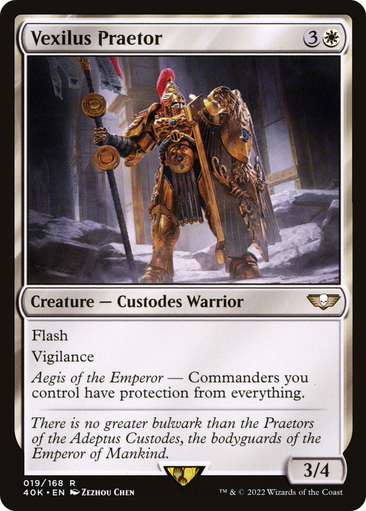 Vexilus Praetor (40K-019) - Warhammer 40,000 Commander - Premium MTG Single from Wizards of the Coast - Just $1.80! Shop now at Game Crave Tournament Store