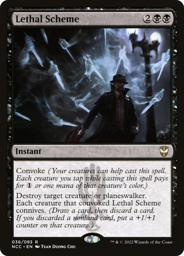 Lethal Scheme (NCC-036) - New Capenna Commander - Premium MTG Single from Wizards of the Coast - Just $0.26! Shop now at Game Crave Tournament Store