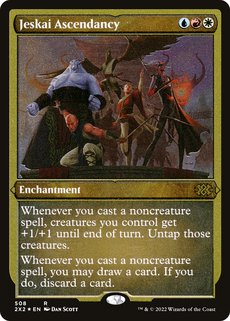 Jeskai Ascendancy (2X2-508) - Double Masters 2022 Etched Foil - Premium MTG Single from Wizards of the Coast - Just $3.23! Shop now at Game Crave Tournament Store