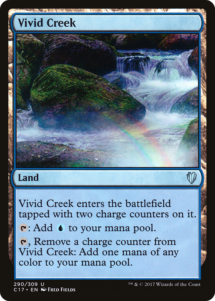Vivid Creek (C17-290) - Commander 2017 - Premium MTG Single from Wizards of the Coast - Just $0.08! Shop now at Game Crave Tournament Store