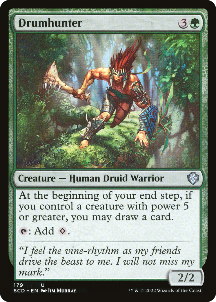 Drumhunter (SCD-179) - Starter Commander Decks - Premium MTG Single from Wizards of the Coast - Just $0.08! Shop now at Game Crave Tournament Store