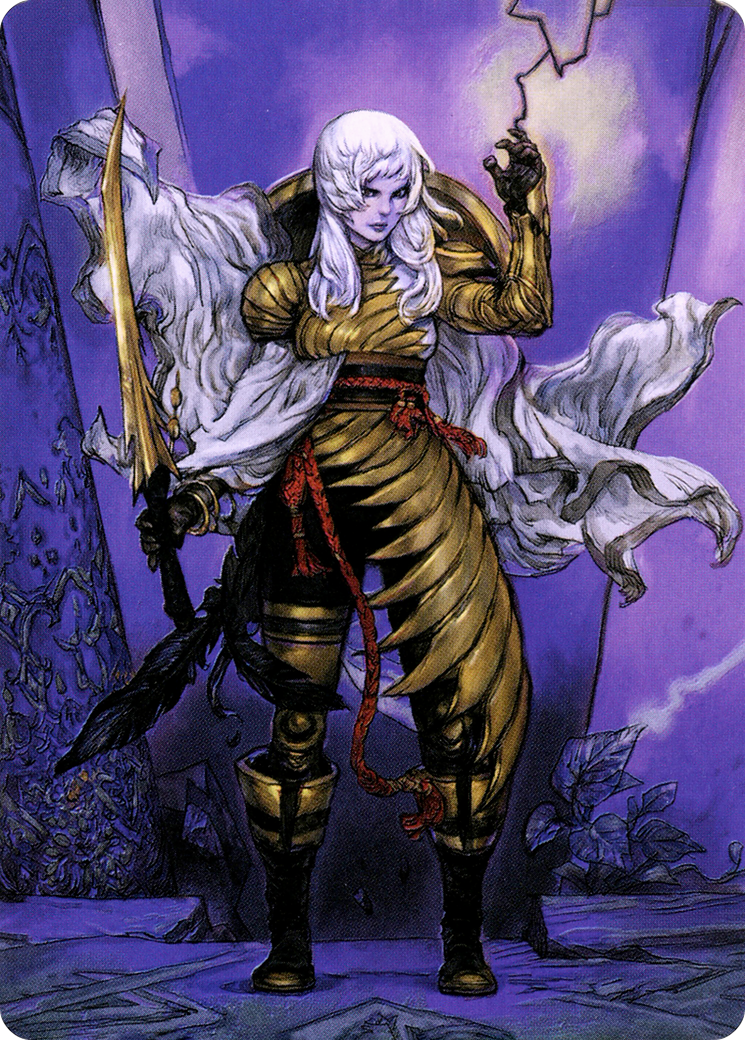 The Wandering Emperor // The Wandering Emperor (ANEO-049) - Neon Dynasty Art Series (Borderless) Foil - Premium MTG Single from Wizards of the Coast - Just $0! Shop now at Game Crave Tournament Store