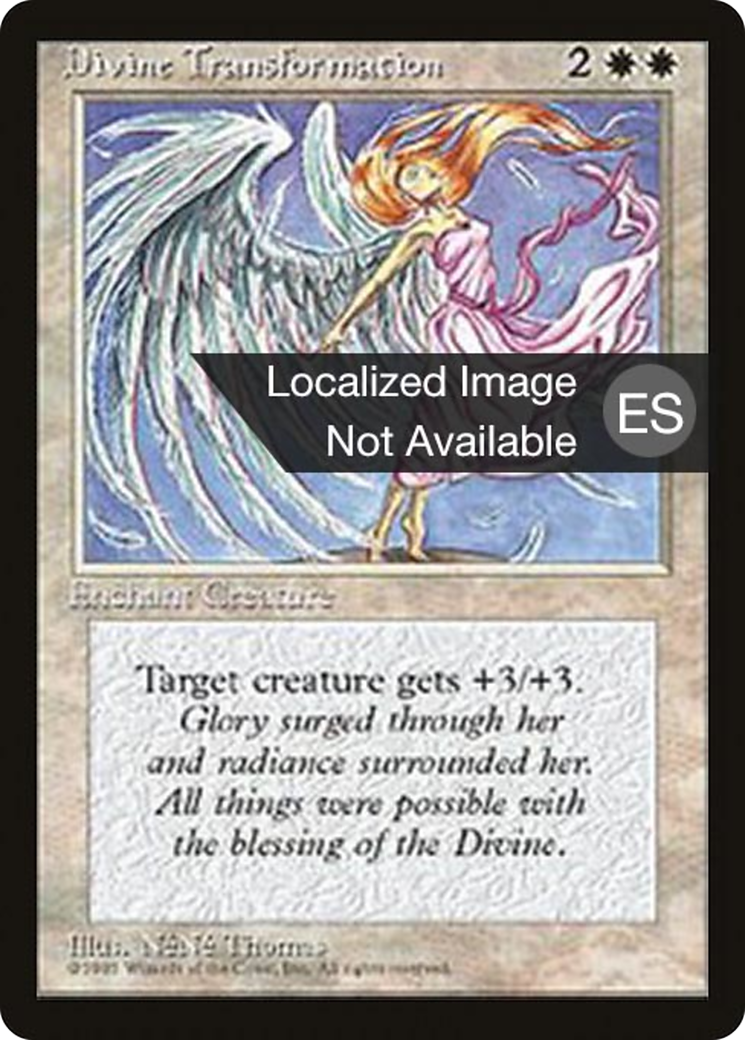 Divine Transformation (4BB-023) - Fourth Edition Foreign Black Border - Premium MTG Single from Wizards of the Coast - Just $4.79! Shop now at Game Crave Tournament Store