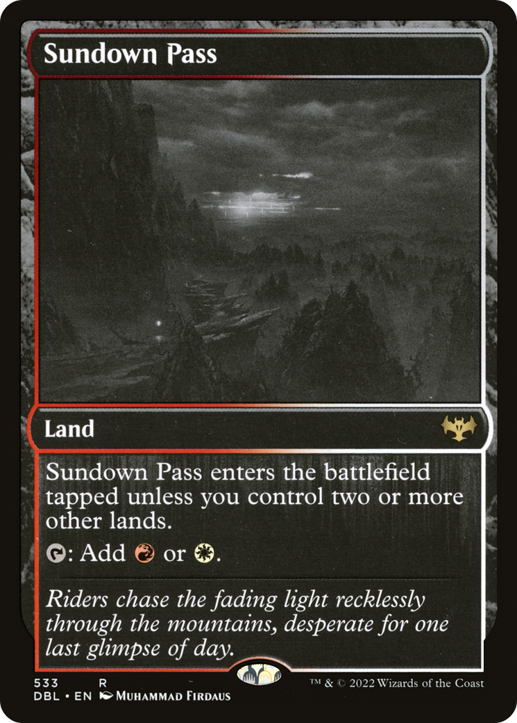 Sundown Pass (DBL-533) - Innistrad: Double Feature - Premium MTG Single from Wizards of the Coast - Just $1.46! Shop now at Game Crave Tournament Store