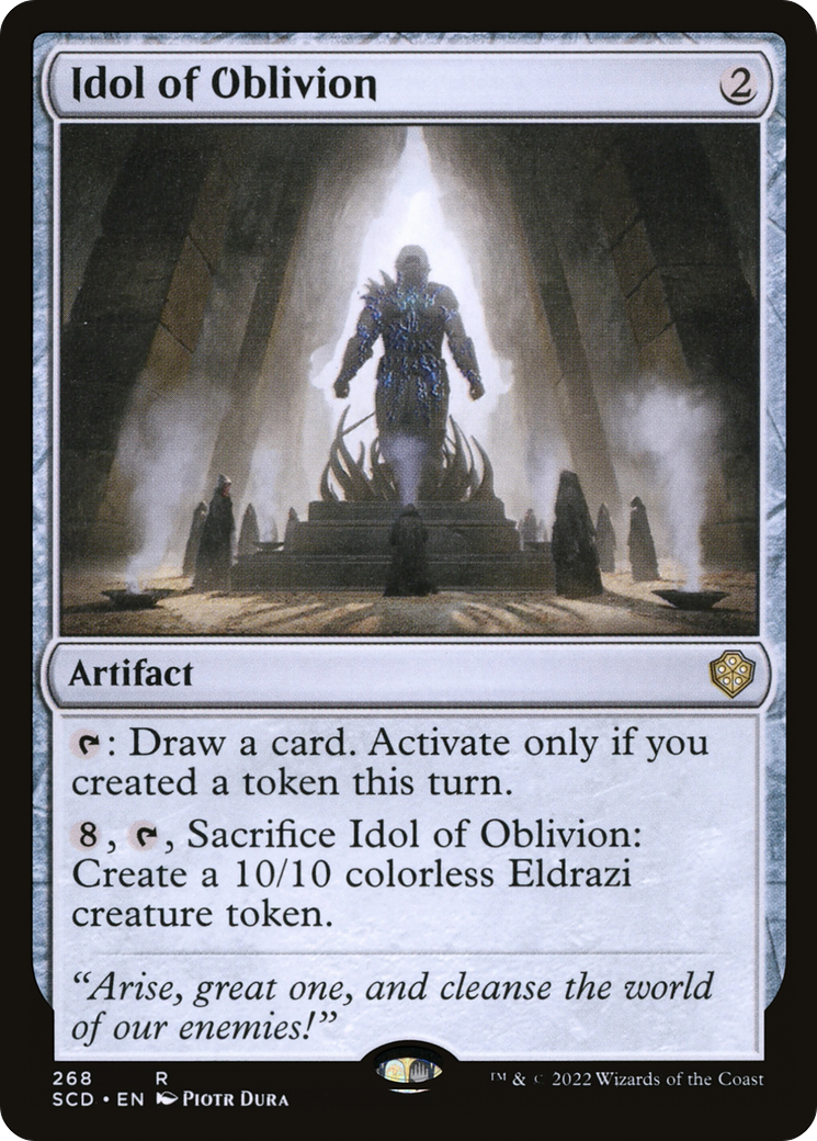 Idol of Oblivion (SCD-268) - Starter Commander Decks - Premium MTG Single from Wizards of the Coast - Just $0.16! Shop now at Game Crave Tournament Store