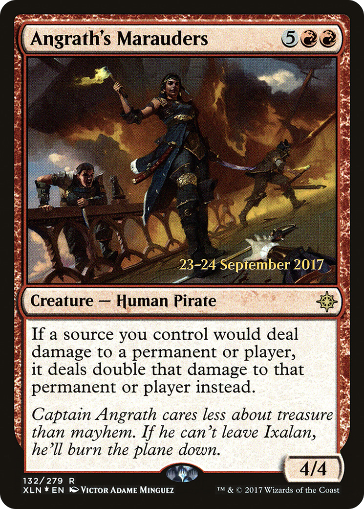 Angrath's Marauders (PXLN-132S) - Ixalan Promos Foil - Premium MTG Single from Wizards of the Coast - Just $2.46! Shop now at Game Crave Tournament Store