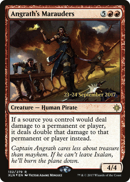 Angrath's Marauders (PXLN-132S) - Ixalan Promos Foil - Premium MTG Single from Wizards of the Coast - Just $2.46! Shop now at Game Crave Tournament Store