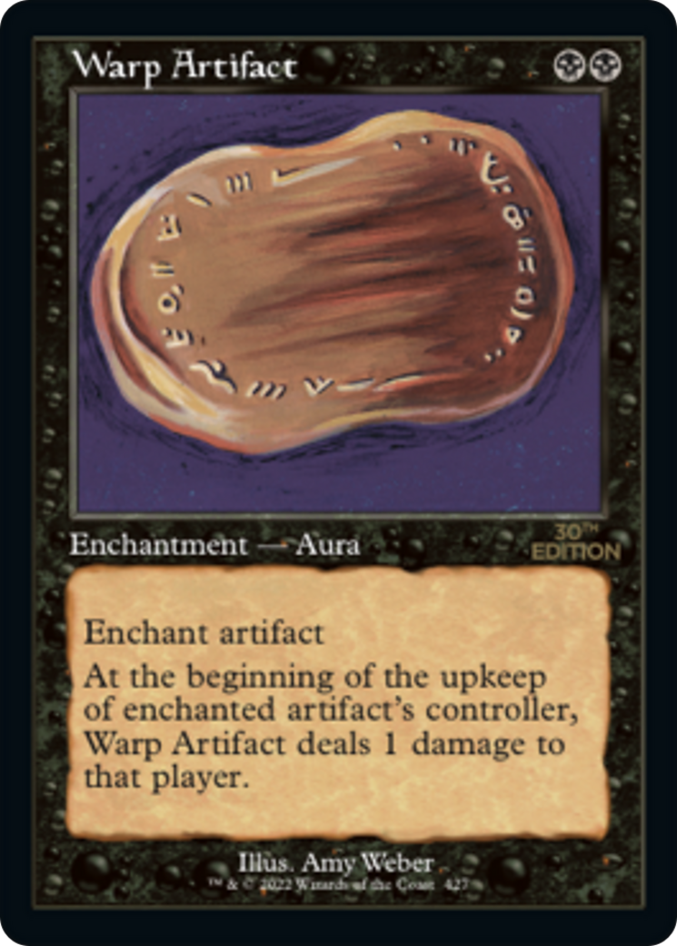 Warp Artifact (30A-427) - 30th Anniversary Edition - Premium MTG Single from Wizards of the Coast - Just $163.17! Shop now at Game Crave Tournament Store