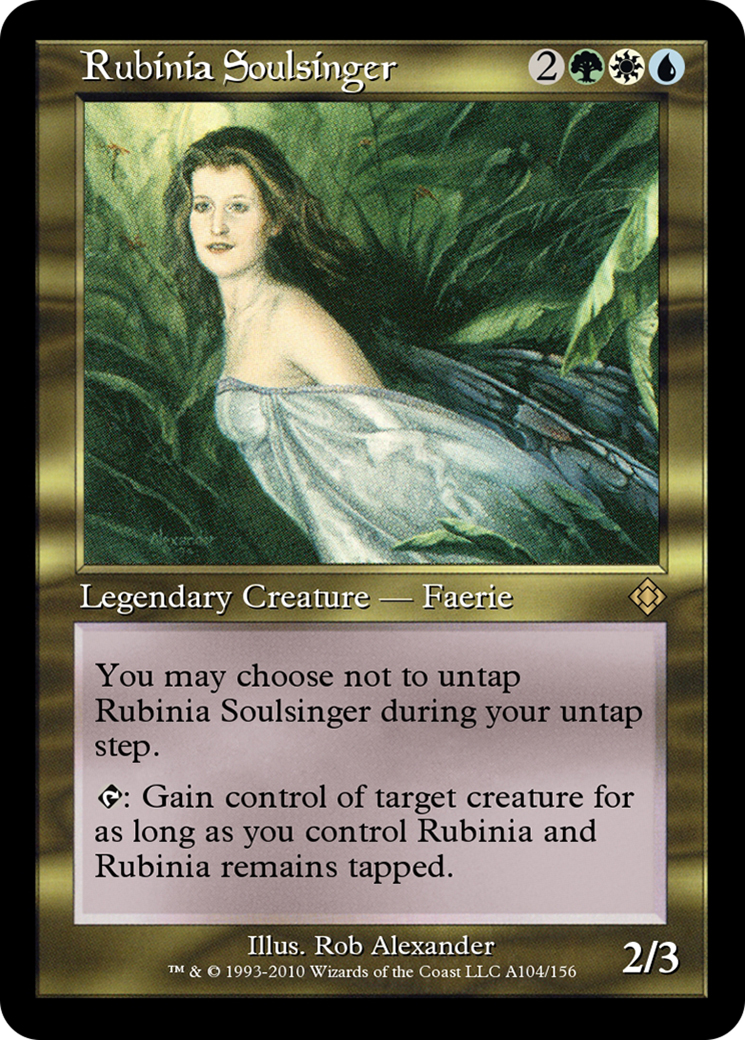 Rubinia Soulsinger (TD0-A104) - Magic Online Theme Decks - Premium MTG Single from Wizards of the Coast - Just $0! Shop now at Game Crave Tournament Store