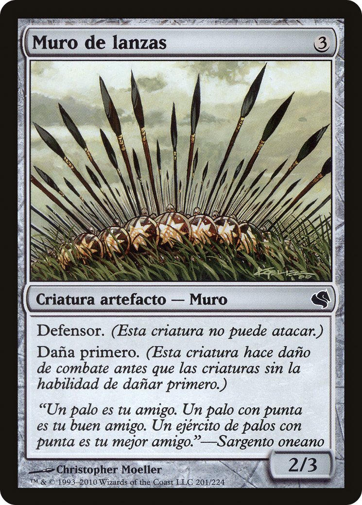 Wall of Spears (PS11-201) - Salvat 2011 - Premium MTG Single from Wizards of the Coast - Just $0! Shop now at Game Crave Tournament Store