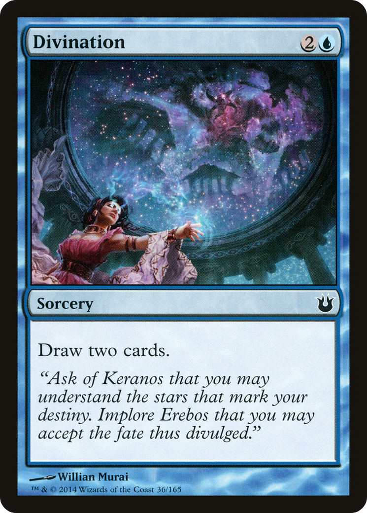 Divination (BNG-036) - Born of the Gods - Premium MTG Single from Wizards of the Coast - Just $0.08! Shop now at Game Crave Tournament Store