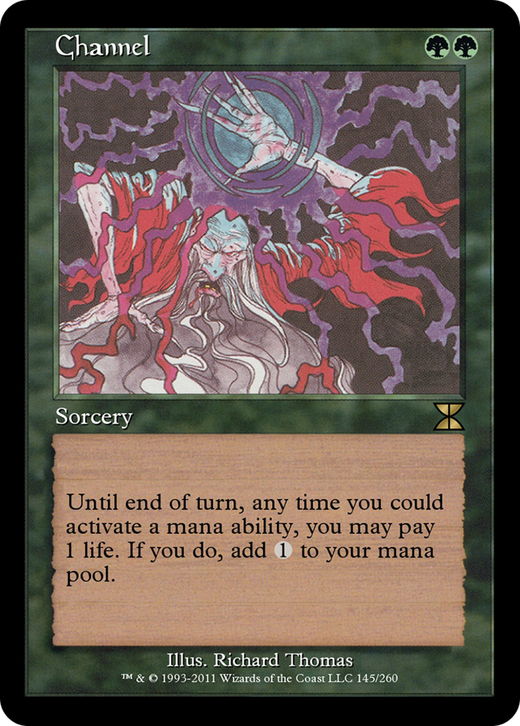 Channel (ME4-145) - Masters Edition IV - Premium MTG Single from Wizards of the Coast - Just $0! Shop now at Game Crave Tournament Store