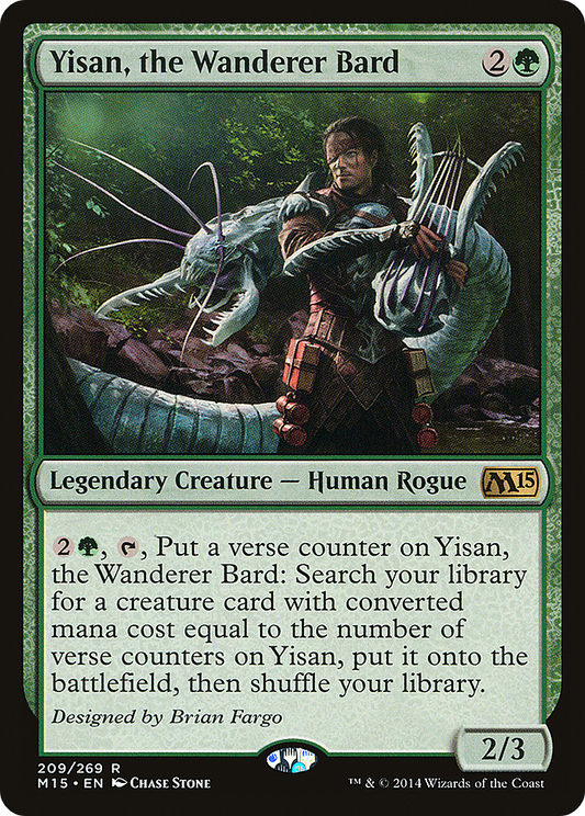 Yisan, the Wanderer Bard (M15-209) - Magic 2015 - Premium MTG Single from Wizards of the Coast - Just $0.25! Shop now at Game Crave Tournament Store