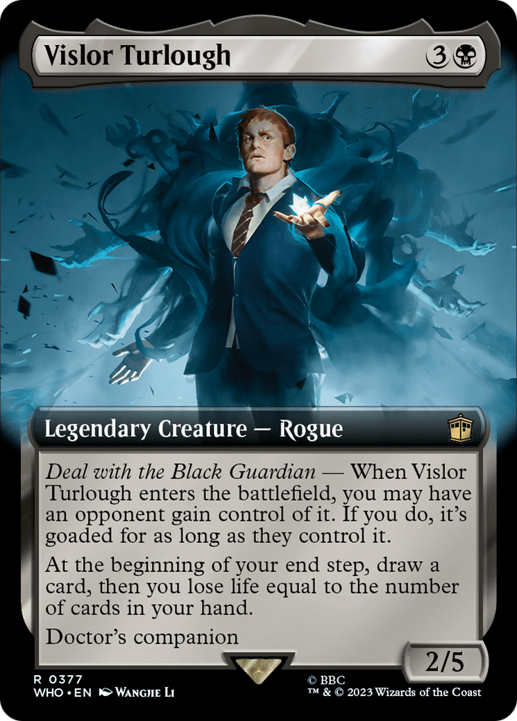 Vislor Turlough (WHO-377) - Doctor Who: (Extended Art) - Premium MTG Single from Wizards of the Coast - Just $0.34! Shop now at Game Crave Tournament Store