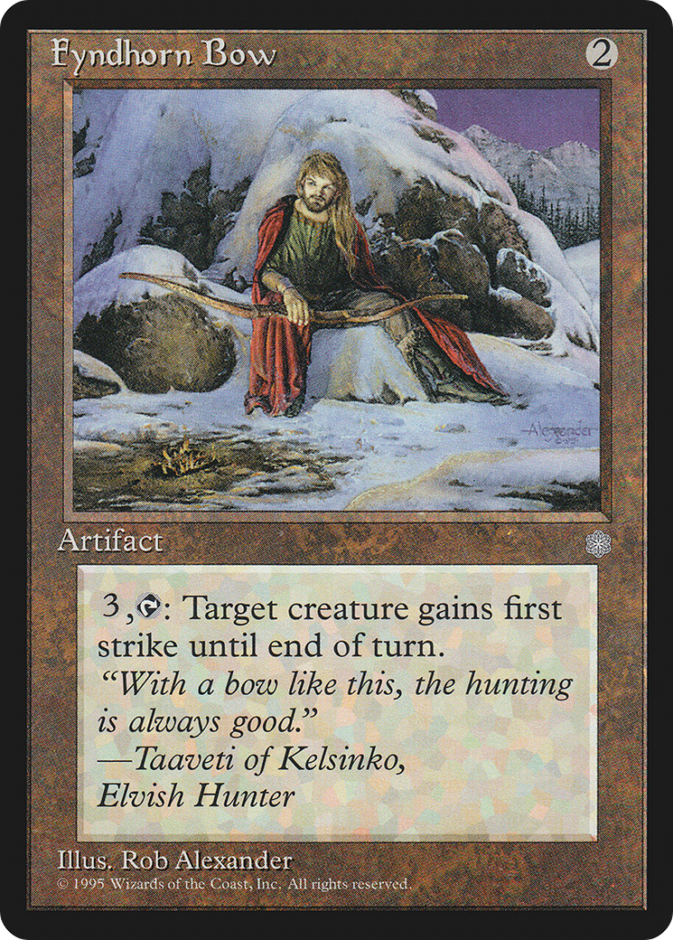 Fyndhorn Bow (ICE-318) - Ice Age - Premium MTG Single from Wizards of the Coast - Just $0.25! Shop now at Game Crave Tournament Store