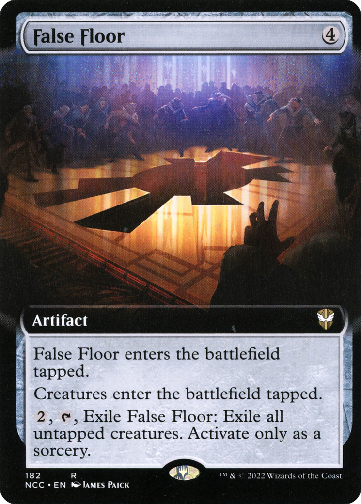 False Floor (NCC-182) - New Capenna Commander: (Extended Art) - Premium MTG Single from Wizards of the Coast - Just $0.08! Shop now at Game Crave Tournament Store