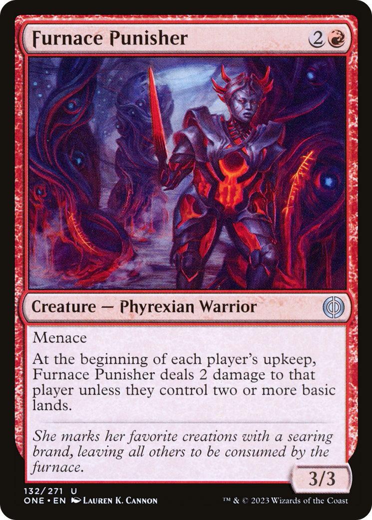 Furnace Punisher (ONE-132) - Phyrexia: All Will Be One - Premium MTG Single from Wizards of the Coast - Just $0.08! Shop now at Game Crave Tournament Store