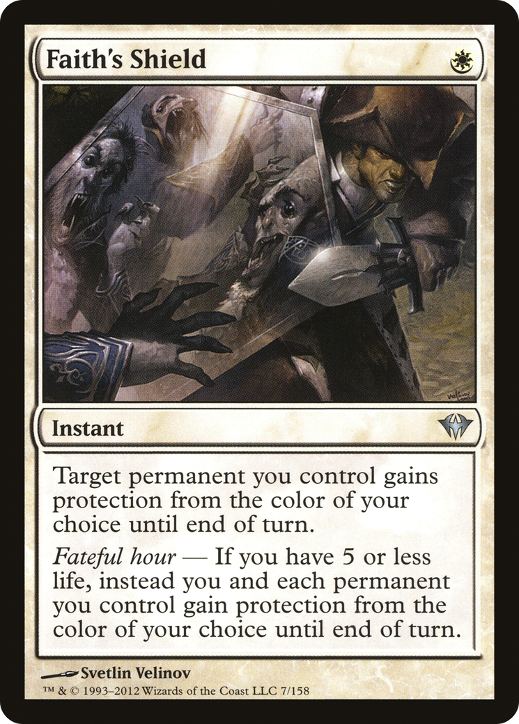 Faith's Shield (DKA-007) - Dark Ascension - Premium MTG Single from Wizards of the Coast - Just $0.08! Shop now at Game Crave Tournament Store