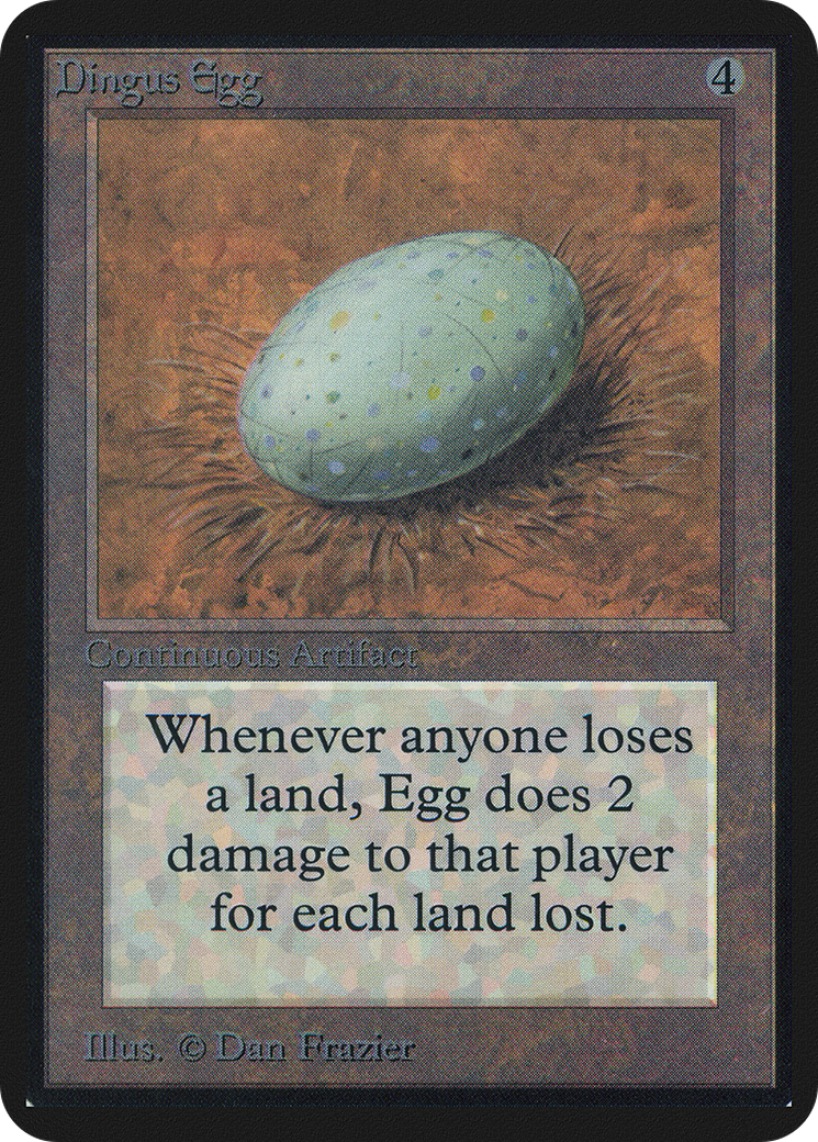 Dingus Egg (LEA-241) - Limited Edition Alpha - Premium MTG Single from Wizards of the Coast - Just $0.25! Shop now at Game Crave Tournament Store